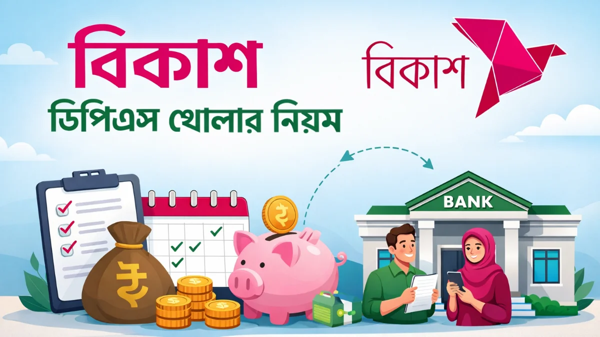 বিকাশ ডিপিএস খোলার নিয়ম
